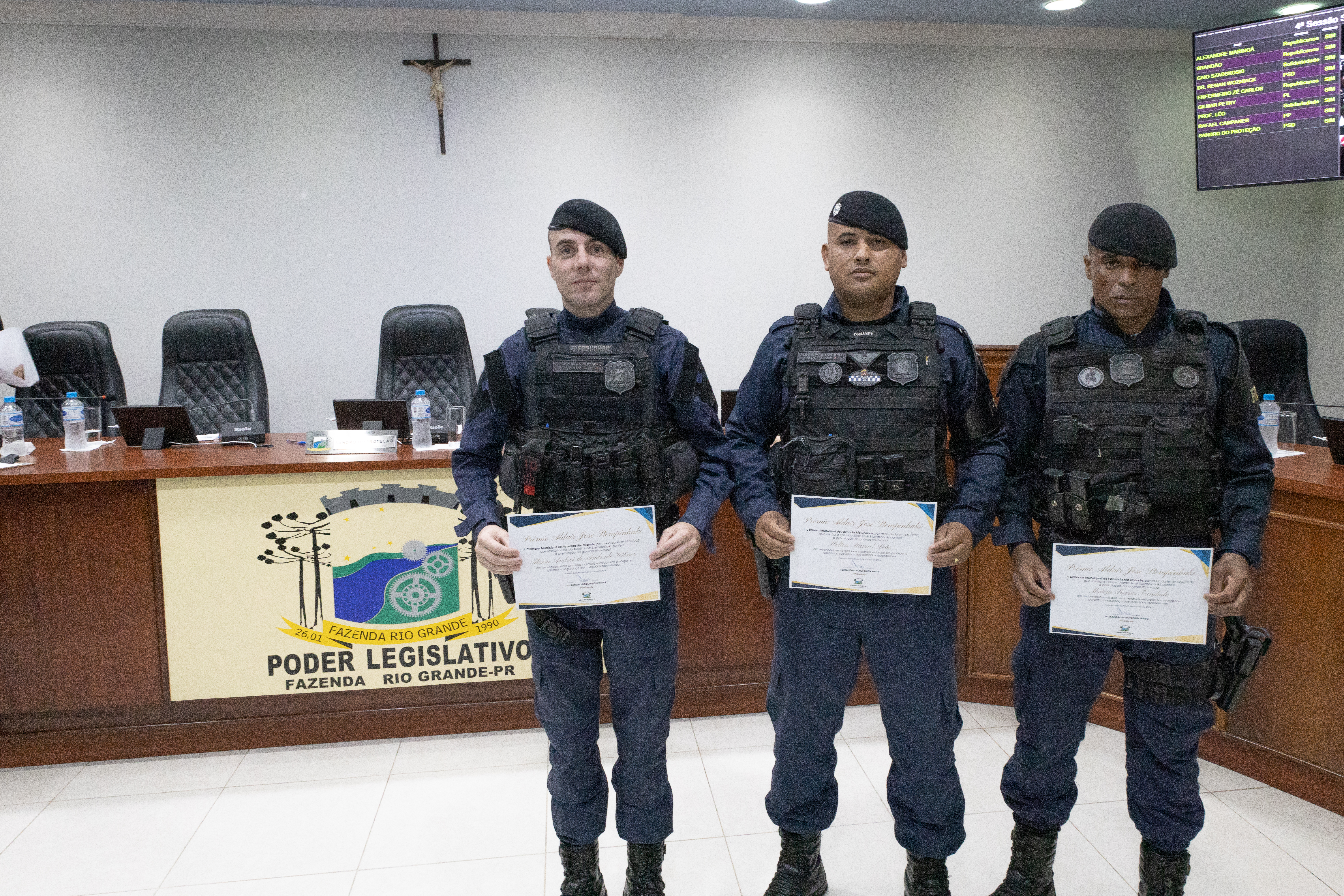 Homenagem: Câmara realiza entrega do quarto Prêmio Aldair José Stempinhaki