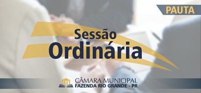 Pauta da 07ª Sessão Ordinária 13/04/2020