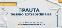 Pauta da 13ª Sessão Extraordinária