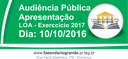 Audiência Pública - LOA 2017