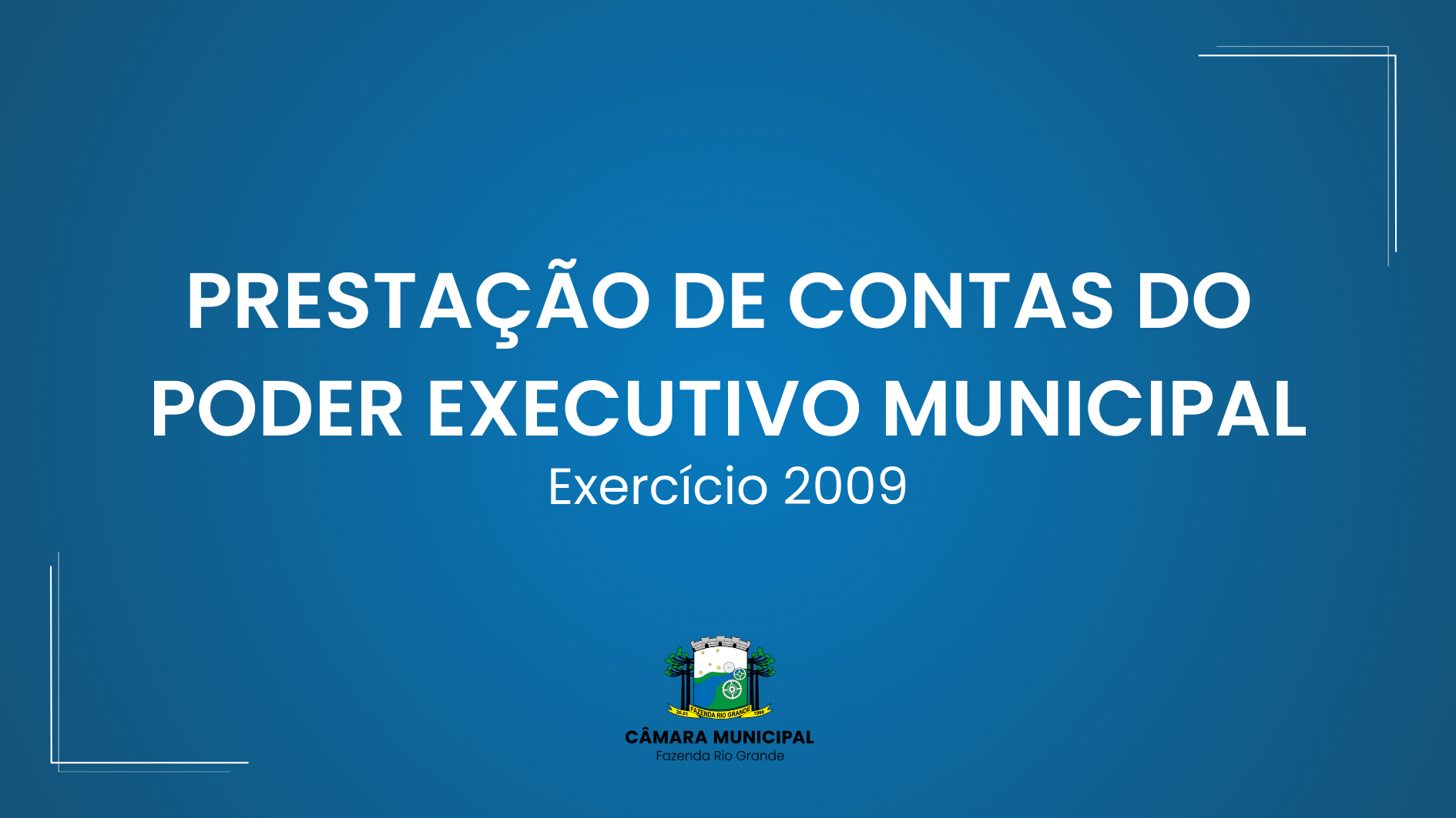 Câmara divulga parecer do TCE sobre as contas da Prefeitura em 2009