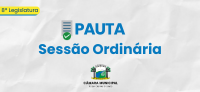 Pauta da 01ª Sessão Ordinária de 2024